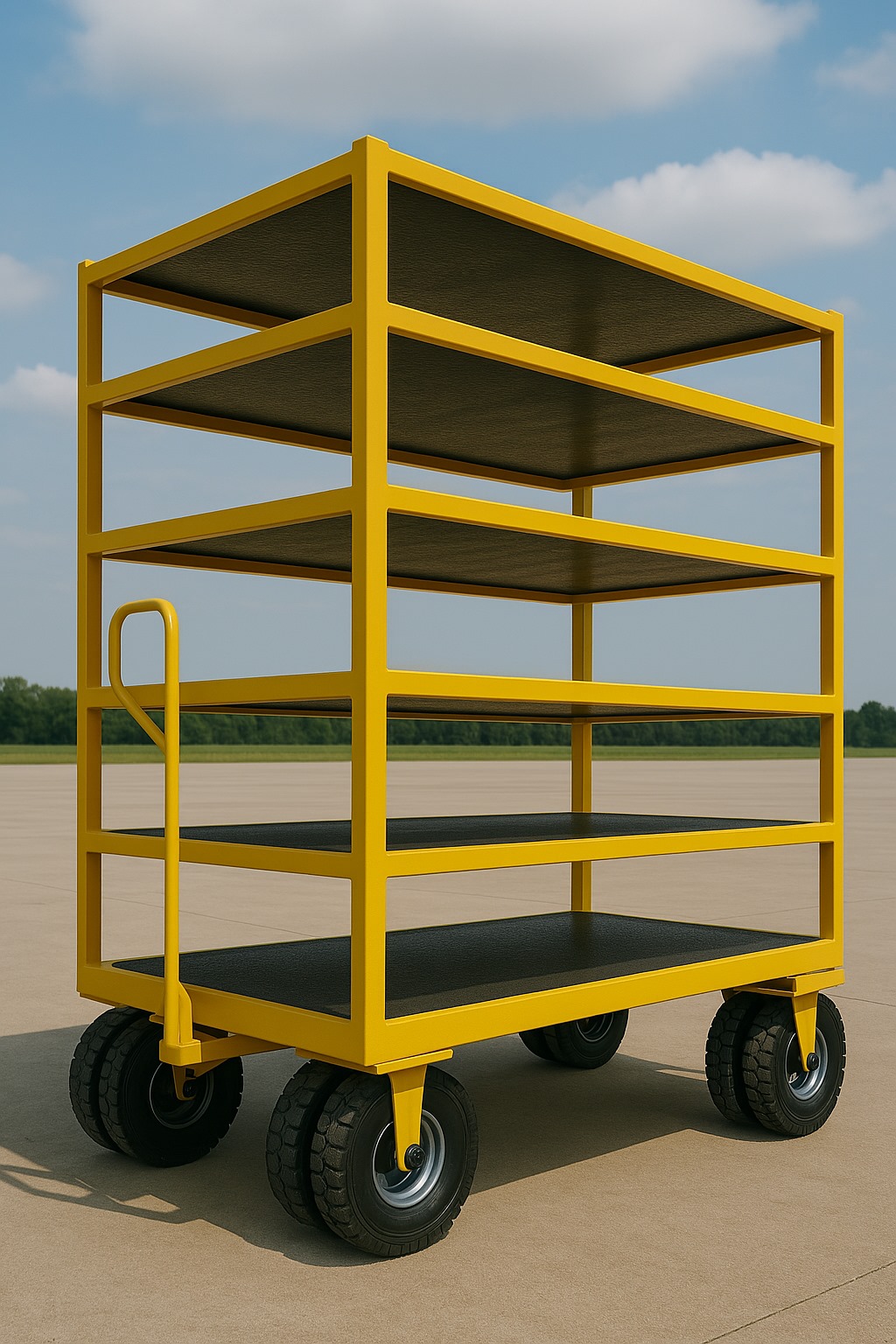 עגלת שינוע תעשייתית